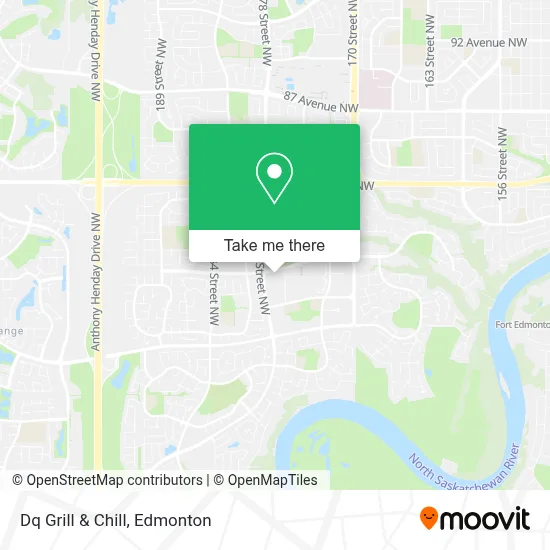 Dq Grill & Chill map