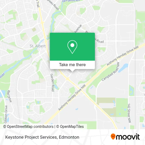 Keystone Project Services map