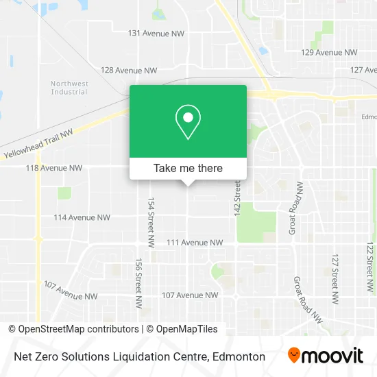 Net Zero Solutions Liquidation Centre map