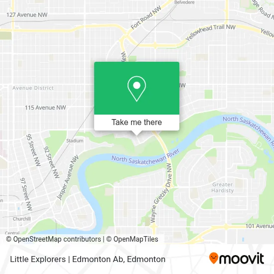Little Explorers | Edmonton Ab map