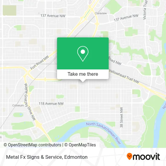 Metal Fx Signs & Service map