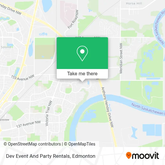 Dev Event And Party Rentals map