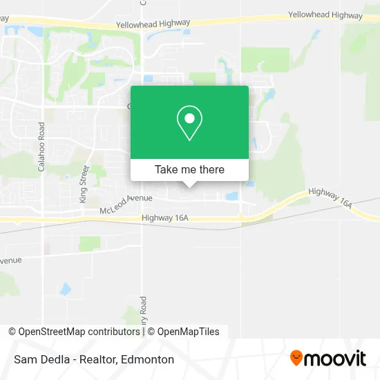 Sam Dedla - Realtor map