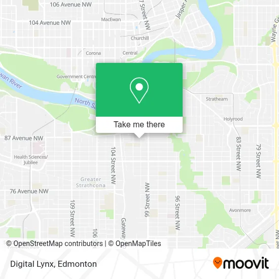 Digital Lynx map