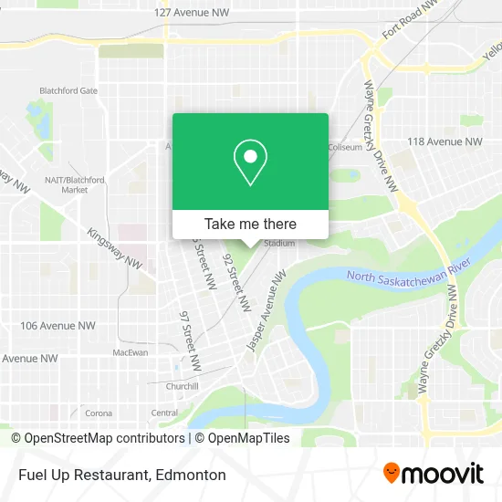 Fuel Up Restaurant map