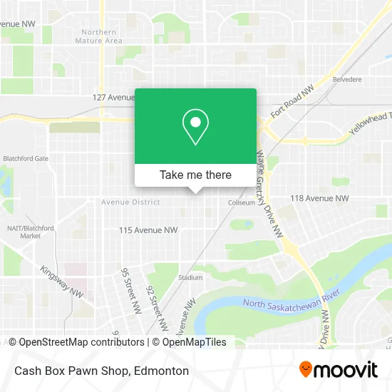 Cash Box Pawn Shop map