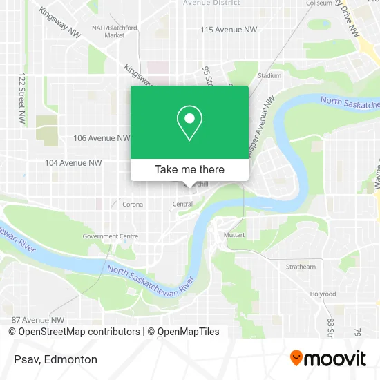 Psav map