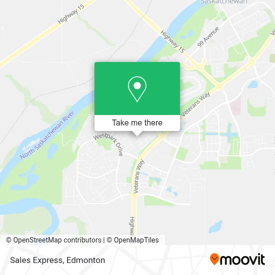 Sales Express map