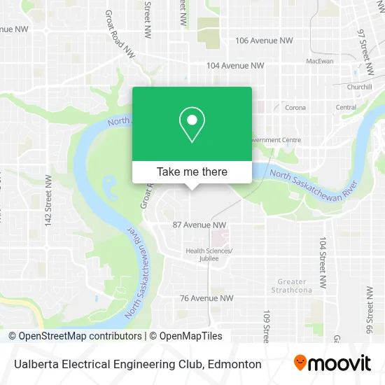 Ualberta Electrical Engineering Club map