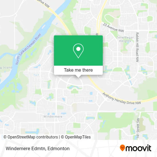 Windemere Edmtn map