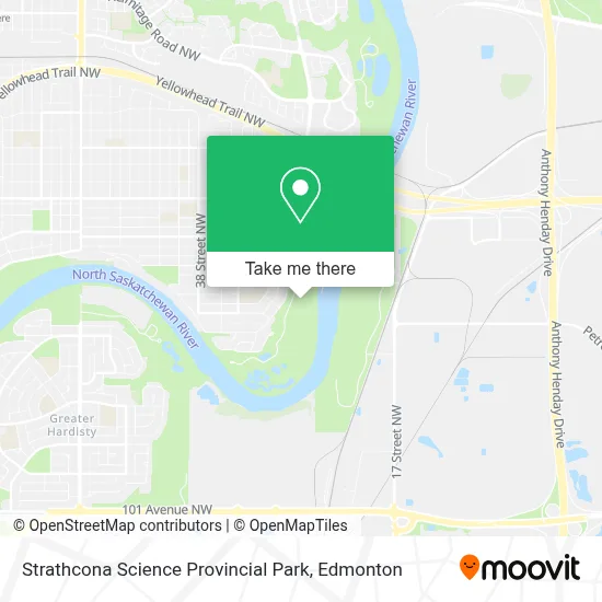 Strathcona Science Provincial Park map
