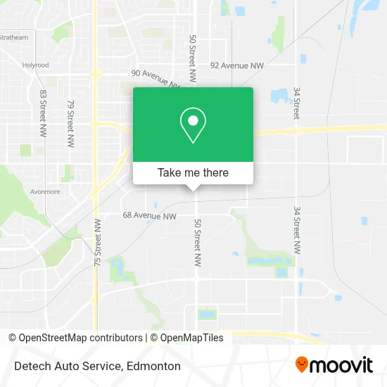 Detech Auto Service map