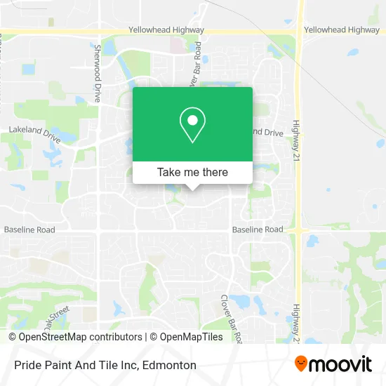 Pride Paint And Tile Inc map