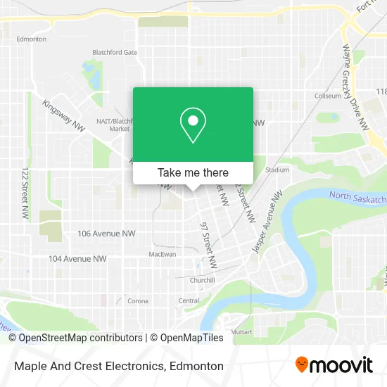 Maple And Crest Electronics map