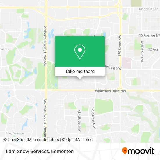 Edm Snow Services map