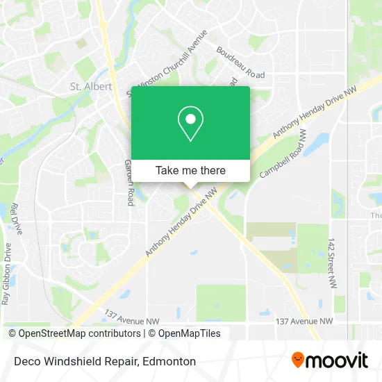 Deco Windshield Repair map