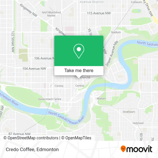 Credo Coffee map
