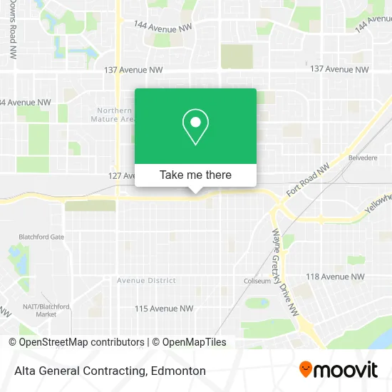 Alta General Contracting map
