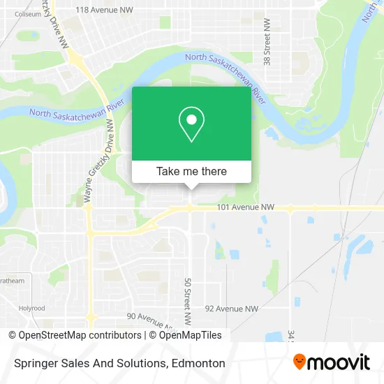 Springer Sales And Solutions map