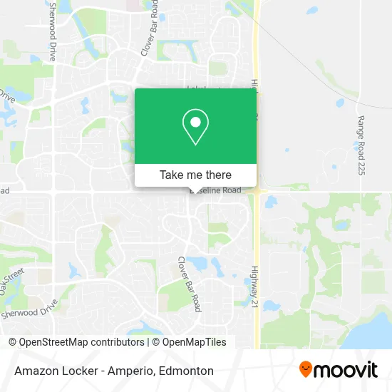 Amazon Locker - Amperio map