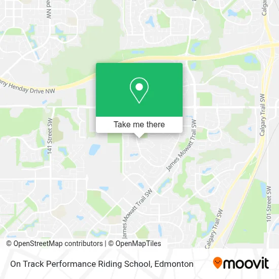 On Track Performance Riding School map