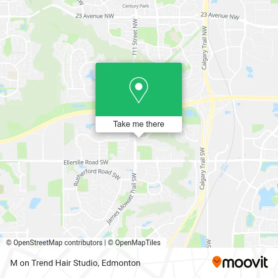 M on Trend Hair Studio map