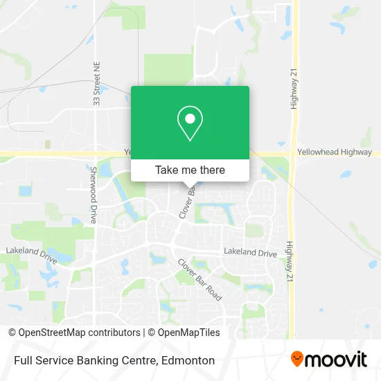 Full Service Banking Centre map