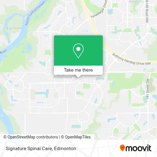 Signature Spinal Care map