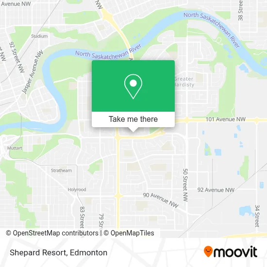 Shepard Resort map