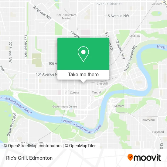 Ric's Grill plan