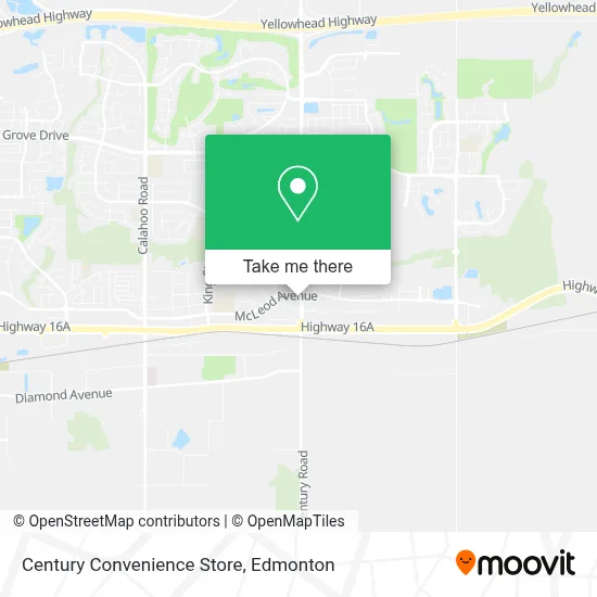 Century Convenience Store map