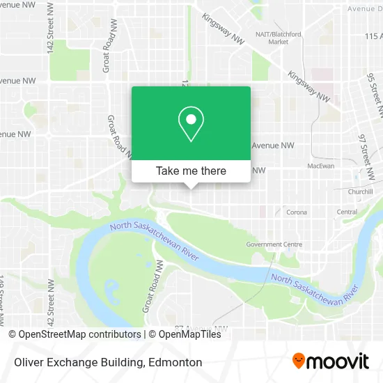 Oliver Exchange Building map