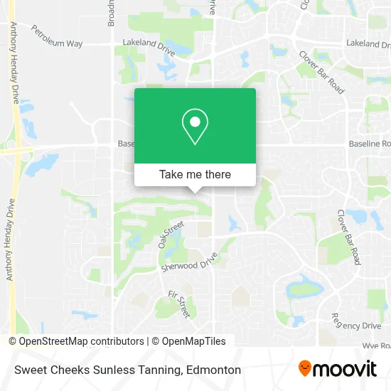 Sweet Cheeks Sunless Tanning map