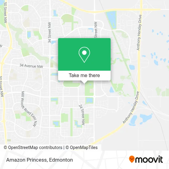 Amazon Princess map