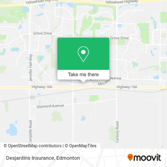 Desjardins Insurance map