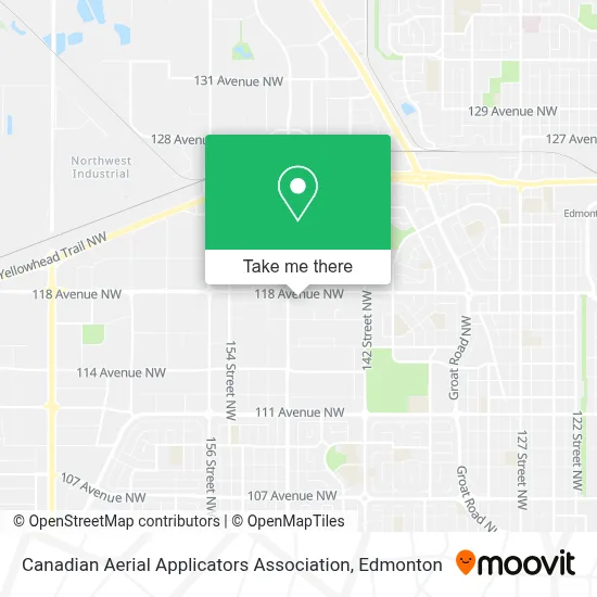 Canadian Aerial Applicators Association map