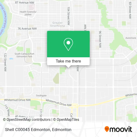 Shell C00045 Edmonton map