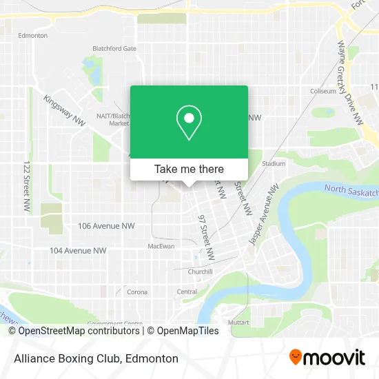 Alliance Boxing Club map