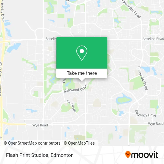 Flash Print Studios map
