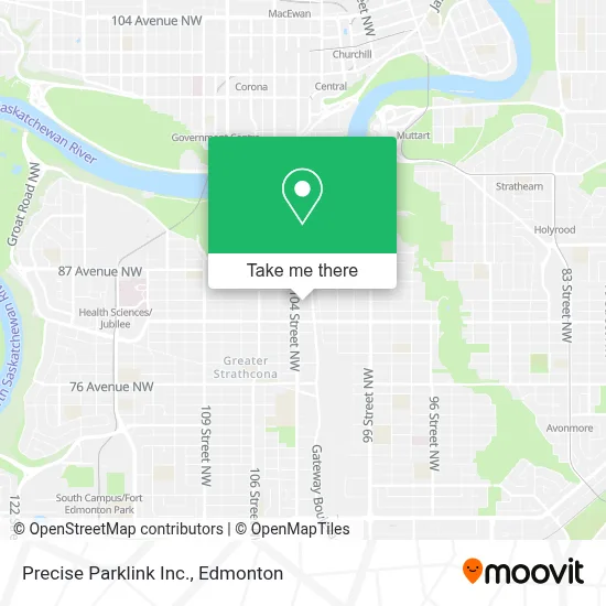 Precise Parklink Inc. map