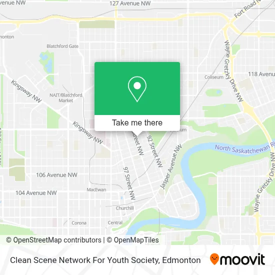 Clean Scene Network For Youth Society map