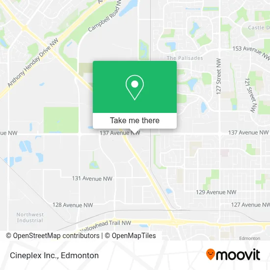 Cineplex Inc. map