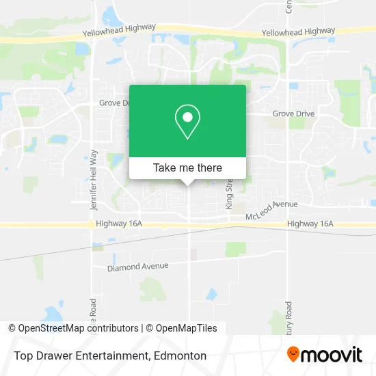 Top Drawer Entertainment map