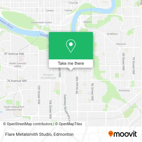 Flare Metalsmith Studio map