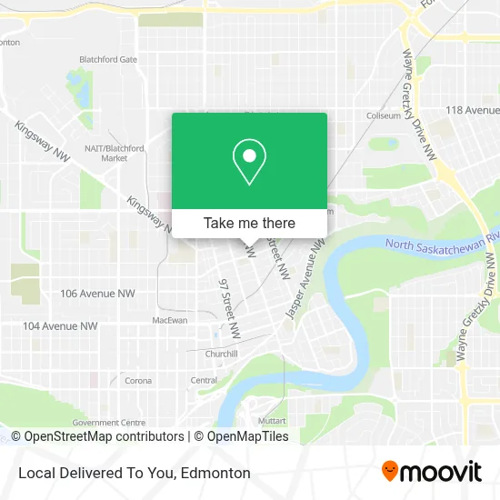 Local Delivered To You map