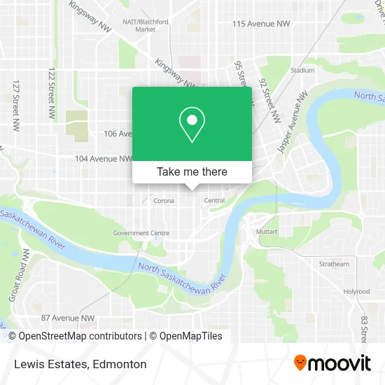 Lewis Estates map