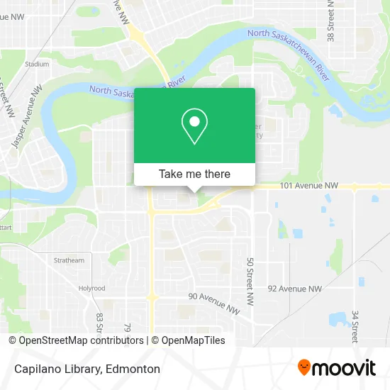 Capilano Library map
