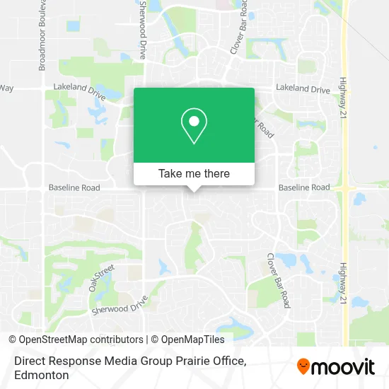 Direct Response Media Group Prairie Office map
