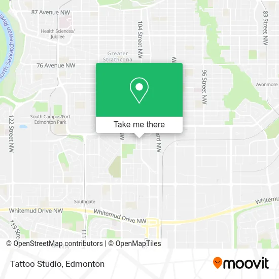 Tattoo Studio map