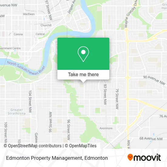 Edmonton Property Management map